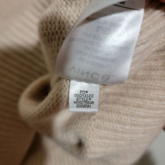 Vince Cashmere Drop Shoulder Mock Neck - Picture 8 of 8